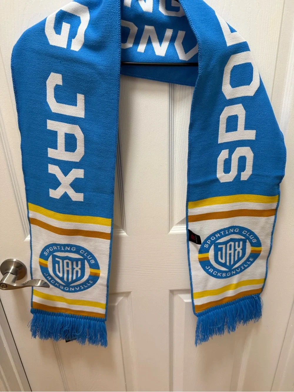 Sporting Club Jacksonville Blue & White Fan Scarf NWT